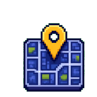 Hartă pixel art pentru Ilfov